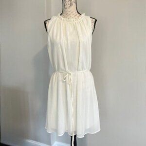 Cupcakes and Cashmere Ivory Sleeveless Dress Women's Large